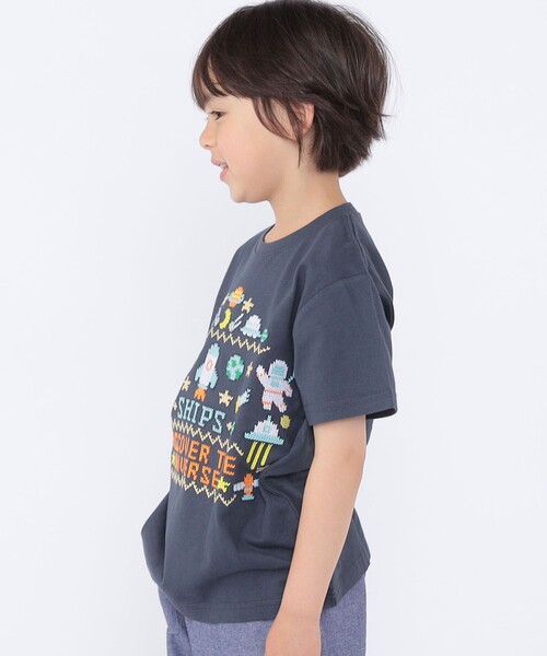 SHIPS(シップス)の「SHIPS KIDS:100~130cm / スペース 刺繍 Tシャツ(Tシャツ/カットソー・キッズ・オフホワイト/ネイビー・100/110/120/130)」の22枚目の写真
