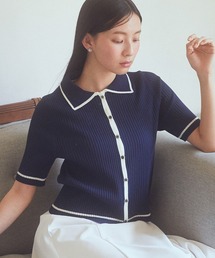 【WEB限定】リブニットカーディガン