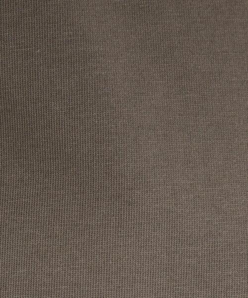 SHOO・LA・RUE（シューラルー）の「【ひんやり/S-LL/洗濯機可】切り替えラインでスタイルアップ お袖ねじり ペプラムトップス（Tシャツ/カットソー・レディース・ライトベージュ/チャコールグレー/ライトブルー・01/02/04/03）」の7枚目の写真