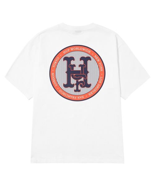 HUF(ハフ)の「MAJOR LEAGUE TEE(Tシャツ/カットソー・メンズ・ホワイト/ブルー系その他/ブラック・L/M/S/XL/XXL)」の15枚目の写真