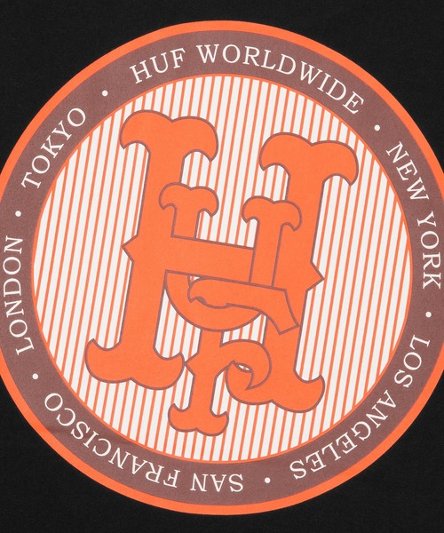 HUF(ハフ)の「MAJOR LEAGUE TEE(Tシャツ/カットソー・メンズ・ホワイト/ブルー系その他/ブラック・L/M/S/XL/XXL)」の21枚目の写真
