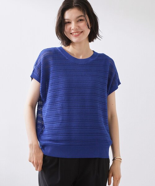 THE SHOP TK (ザ ショップ ティーケー )の「【2点セット】メッシュニット+タンクトップ(その他トップス・レディース・ブルー系その他/ライトベージュ/ダークブラウン/ブラック・12/13)」の15枚目の写真