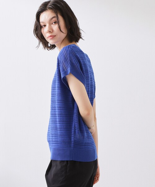 THE SHOP TK (ザ ショップ ティーケー )の「【2点セット】メッシュニット+タンクトップ(その他トップス・レディース・ブルー系その他/ライトベージュ/ダークブラウン/ブラック・12/13)」の16枚目の写真