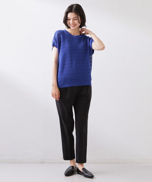 THE SHOP TK (ザ ショップ ティーケー )の「【2点セット】メッシュニット+タンクトップ(その他トップス・レディース・ブルー系その他/ライトベージュ/ダークブラウン/ブラック・12/13)」の17枚目の写真