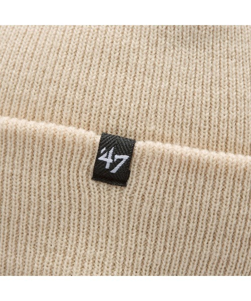 '47(フォーティーセブン)の「フォーティーセブン【’47】- ニューヨーク ヤンキース ローズ ビーニー【New York Yankees CUFF KNIT Thorn BONE 14858253】(ニットキャップ/ビーニー・メンズ・ベージュ・ONE SIZE)」の2枚目の写真