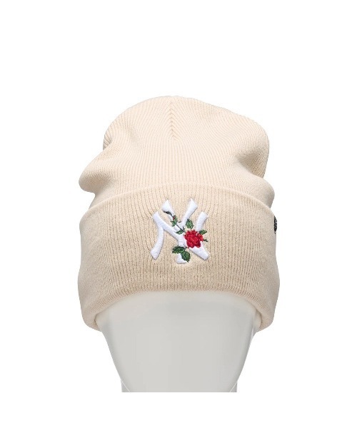 '47(フォーティーセブン)の「フォーティーセブン【’47】- ニューヨーク ヤンキース ローズ ビーニー【New York Yankees CUFF KNIT Thorn BONE 14858253】(ニットキャップ/ビーニー・メンズ・ベージュ・ONE SIZE)」の4枚目の写真