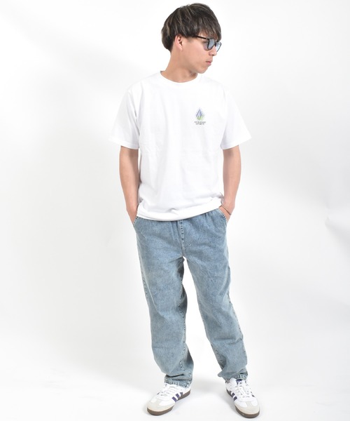ムラサキスポーツ(ムラサキスポーツ)の「【ムラサキスポーツ限定】MURASAKI ムラサキ × VOLCOM ボルコム 半袖 Tシャツ バックプリント 90年代 BG05AU01(シャツ/ブラウス・メンズ・ホワイト/ライトグリーン/ブラック・M/L/XL)」の9枚目の写真