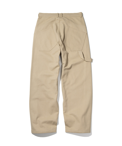 MASSNOUN（マスノウン）の「カーブドカーペンターコットンパンツ MSSCP001-BG（その他パンツ・レディース・その他・MEDIUM/LARGE/X-LARGE）」の2枚目の写真