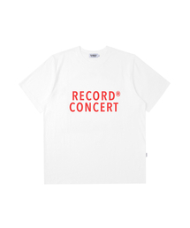 Kompakt Record Bar（コンパクトレコードバー）の「Record Concert Logo T-shirts - White（Tシャツ/カットソー）」