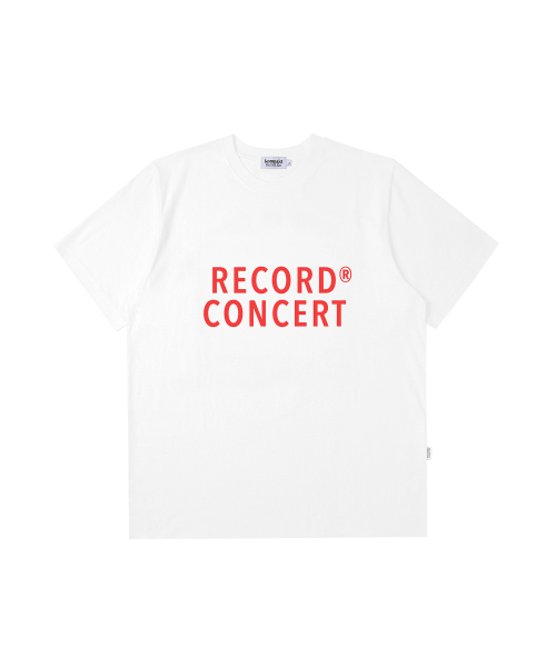 Kompakt Record Bar(コンパクトレコードバー)の「Record Concert Logo T-shirts - White(Tシャツ/カットソー・メンズ・その他・SMALL/LARGE/XX-LARGE/MEDIUM/X-LARGE)」の1枚目の写真