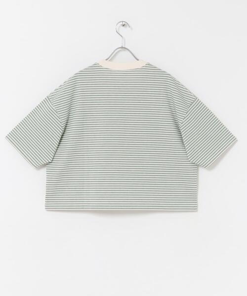 FORK&SPOON(フォークアンドスプーン)の「FORK&SPOON マルチボーダーTシャツ(Tシャツ/カットソー・レディース・レッド/グリーン/チャコールグレー・1)」の20枚目の写真
