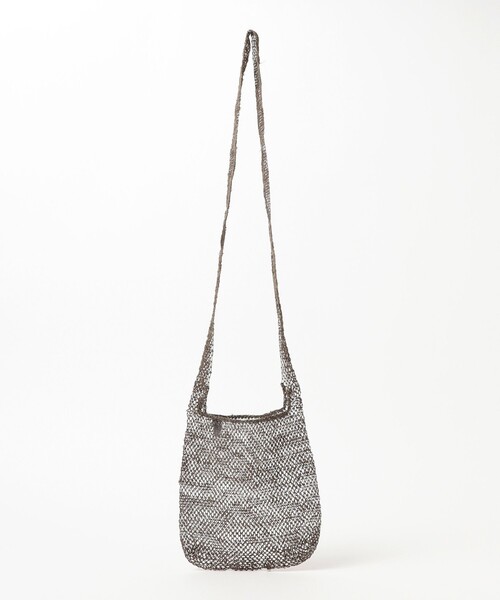 fennica（フェニカ）の「CREOLE / 葛手編み サコッシュ（ショルダーバッグ・レディース・ブラック/サックスブルー・ONE SIZE）」の8枚目の写真