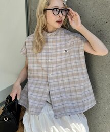 GEVACO（ゲバコ）の「【GEVACO/ゲバコ】フレンチスリーブバンドカラーシャツ（シャツ/ブラウス）」