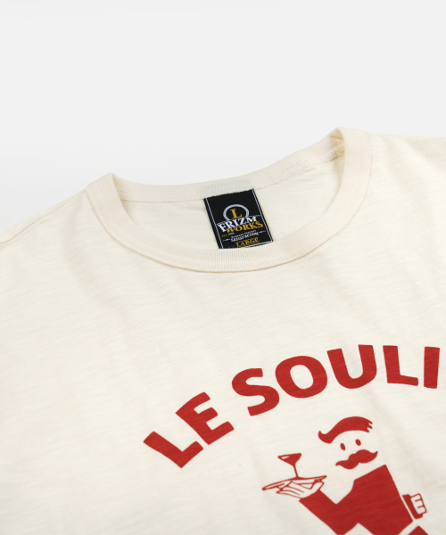 FRIZMWORKS(フリズムワークス)の「LE SOULIE SLUB HALF TEE _ IVORY(Tシャツ/カットソー・メンズ・その他・SMALL/MEDIUM/LARGE/X-LARGE)」の3枚目の写真