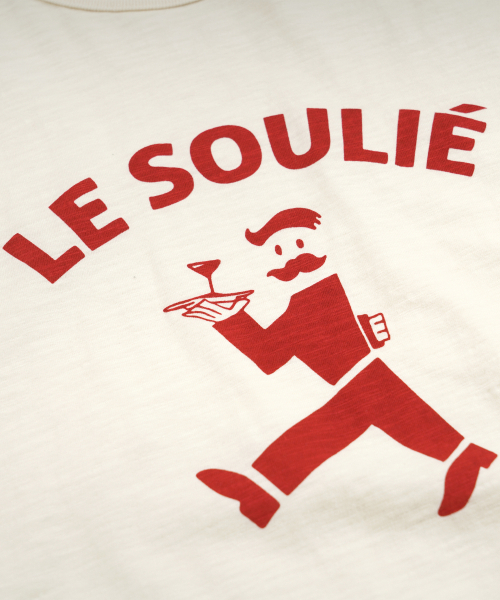 FRIZMWORKS(フリズムワークス)の「LE SOULIE SLUB HALF TEE _ IVORY(Tシャツ/カットソー・メンズ・その他・SMALL/MEDIUM/LARGE/X-LARGE)」の4枚目の写真
