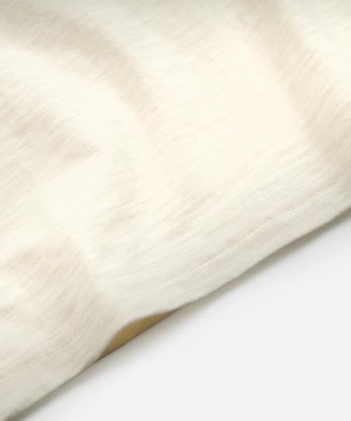 FRIZMWORKS(フリズムワークス)の「LE SOULIE SLUB HALF TEE _ IVORY(Tシャツ/カットソー・メンズ・その他・SMALL/MEDIUM/LARGE/X-LARGE)」の5枚目の写真