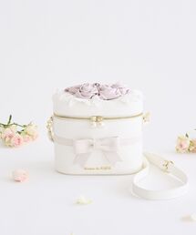 FLEURチョコレートキューブバッグ（ハンドバッグ）｜Maison de FLEUR