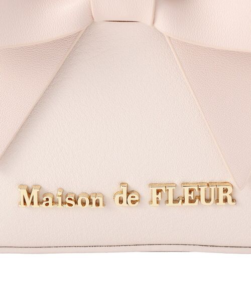 Maison de FLEUR(メゾンドフルール)の「ローズブーケキューブショルダーバッグ(ショルダーバッグ・レディース・アイボリー/ピンク・FREE)」の16枚目の写真