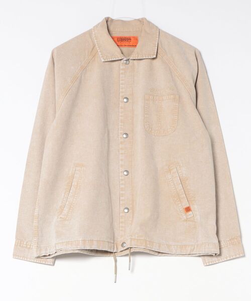UNIVERSAL OVERALL(ユニバーサルオーバーオール)の「《UNIVERSAL OVERALL》VINTAGE COACH JK(ブルゾン・メンズ・ベージュ/チャコール/ブルー系・FREE)」の1枚目の写真