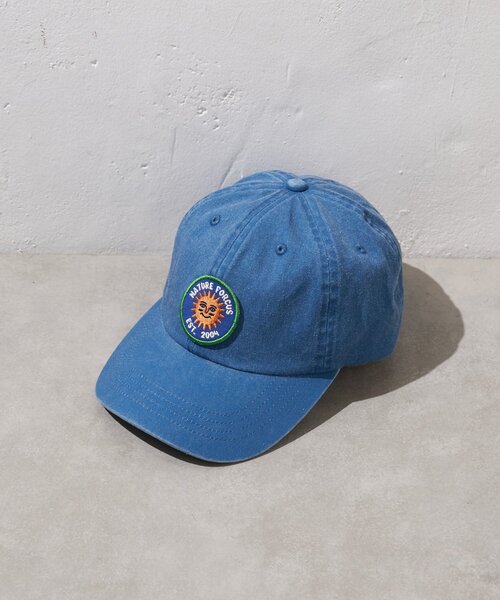 CIAOPANIC TYPY（チャオパニックティピー）の「:ピグメント加工ワッペンキャップ（キャップ・レディース・ブルー/イエロー/ブラウン/チャコールグレー・ONE SIZE）」の8枚目の写真