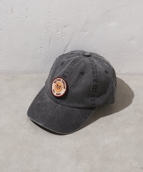 CIAOPANIC TYPY（チャオパニックティピー）の「:ピグメント加工ワッペンキャップ（キャップ・レディース・ブルー/イエロー/ブラウン/チャコールグレー・ONE SIZE）」の9枚目の写真
