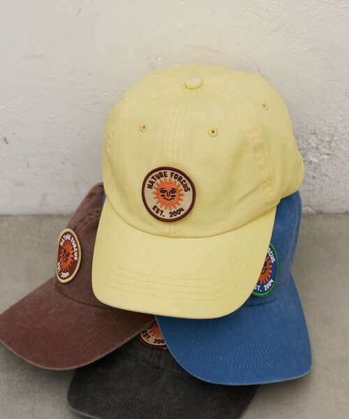 CIAOPANIC TYPY（チャオパニックティピー）の「:ピグメント加工ワッペンキャップ（キャップ・レディース・ブルー/イエロー/ブラウン/チャコールグレー・ONE SIZE）」の22枚目の写真