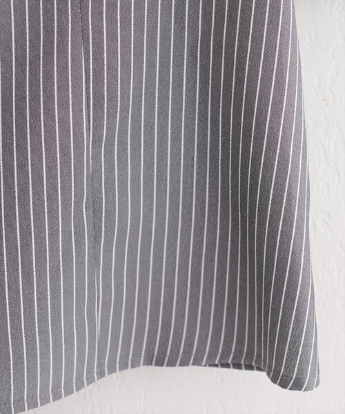 natural couture(ナチュラルクチュール)の「接触冷感マシンウォッシャブル防シワアシメネック半袖ブラウス(Tシャツ/カットソー・レディース・ピンク/その他2/その他1/ネイビー/サックスブルー・FREE)」の22枚目の写真