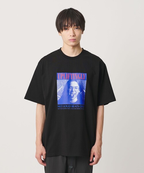 NICE WEATHER(ナイスウェザー)の「<NICE WEATHER>フォトプリント Tシャツ(Tシャツ/カットソー・メンズ・ホワイト/ブラック/ライトピンク・L/S/XS/M)」の8枚目の写真