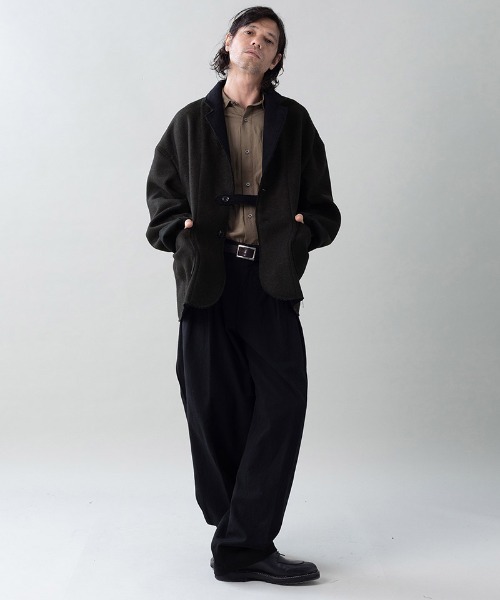EGO TRIPPING(エゴトリッピング)の「mj11639-EDGE-OVER JACKET オーバージャケット(616712)(その他アウター・メンズ・ネイビー/ベージュ/ブラウン・48/46)」の8枚目の写真