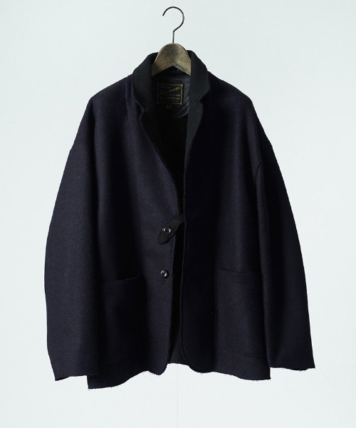 EGO TRIPPING(エゴトリッピング)の「mj11639-EDGE-OVER JACKET オーバージャケット(616712)(その他アウター・メンズ・ネイビー/ベージュ/ブラウン・48/46)」の10枚目の写真