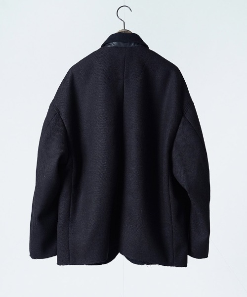 EGO TRIPPING(エゴトリッピング)の「mj11639-EDGE-OVER JACKET オーバージャケット(616712)(その他アウター・メンズ・ネイビー/ベージュ/ブラウン・48/46)」の11枚目の写真