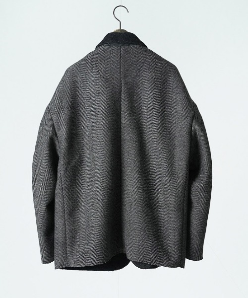EGO TRIPPING(エゴトリッピング)の「mj11639-EDGE-OVER JACKET オーバージャケット(616712)(その他アウター・メンズ・ネイビー/ベージュ/ブラウン・48/46)」の13枚目の写真