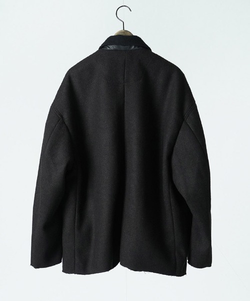 EGO TRIPPING(エゴトリッピング)の「mj11639-EDGE-OVER JACKET オーバージャケット(616712)(その他アウター・メンズ・ネイビー/ベージュ/ブラウン・48/46)」の21枚目の写真