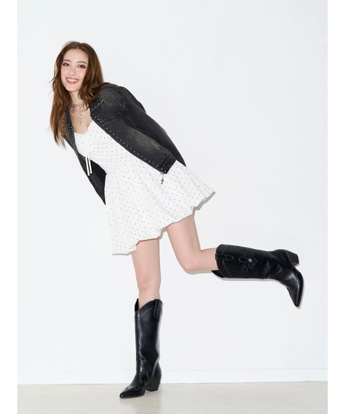 EVRIS（エヴリス）の「オリジナルウエスタンブーツ（ブーツ・レディース・その他1/ブラック・LARGE/SMALL/MEDIUM）」の5枚目の写真
