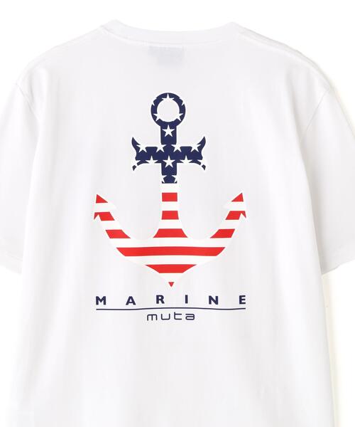 muta marine(ムータ・マリン)の「muta MARINE/ムータ マリン/イカリUSATee(Tシャツ/カットソー・メンズ・ホワイト/ネイビー・7/6/5)」の14枚目の写真
