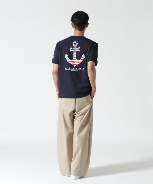 muta marine(ムータ・マリン)の「muta MARINE/ムータ マリン/イカリUSATee(Tシャツ/カットソー・メンズ・ホワイト/ネイビー・7/6/5)」の19枚目の写真