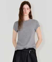 Fano Studios | 配色ステッチ ショルダーフィット Tシャツ FX26S413【Fano Studios】【2026SS】(Tシャツ/カットソー)