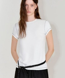 配色ステッチ ショルダーフィット Tシャツ FX26S413【Fano Studios】【2026SS】