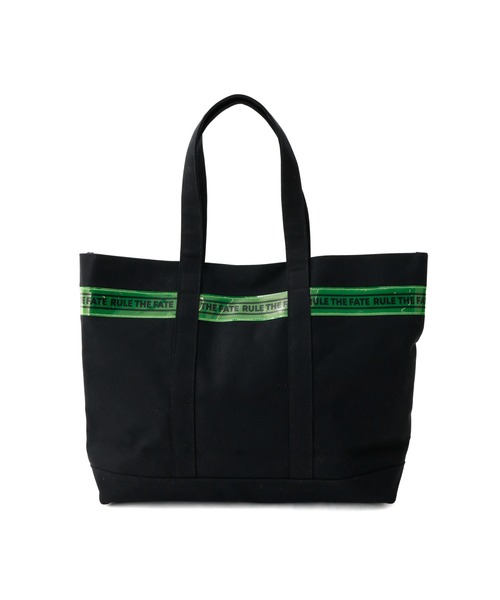 RULE THE FATE(ルールザフェイト)の「RTF TOTE BAG/トートバッグ(トートバッグ・メンズ・ブラック/ホワイト・FREE)」の1枚目の写真