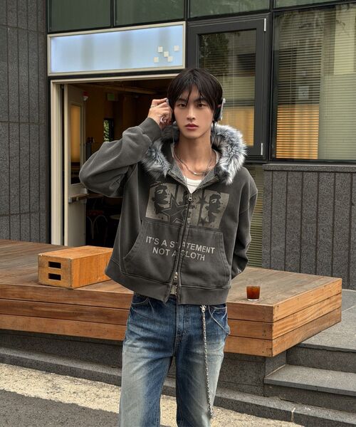 LANARCHIVE（ランアーカイブ）の「[0077] フレアラインブーツカットデニム - ブルー（デニムパンツ・メンズ・ブルー・SMALL/MEDIUM/LARGE）」の7枚目の写真