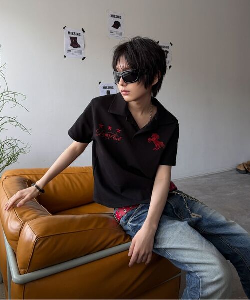 LANARCHIVE（ランアーカイブ）の「[0077] フレアラインブーツカットデニム - ブルー（デニムパンツ・メンズ・ブルー・SMALL/MEDIUM/LARGE）」の8枚目の写真