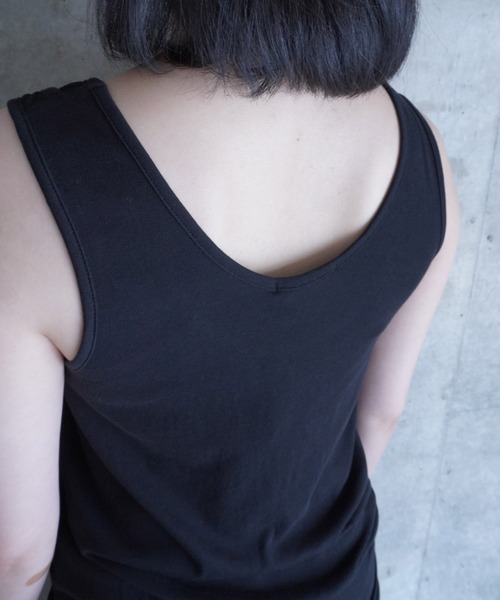 LCDC TM(エルシーディーシーティーエム)の「SHAPED HEM TANK TOP(タンクトップ・レディース・ブラック/グレー・S/M)」の12枚目の写真