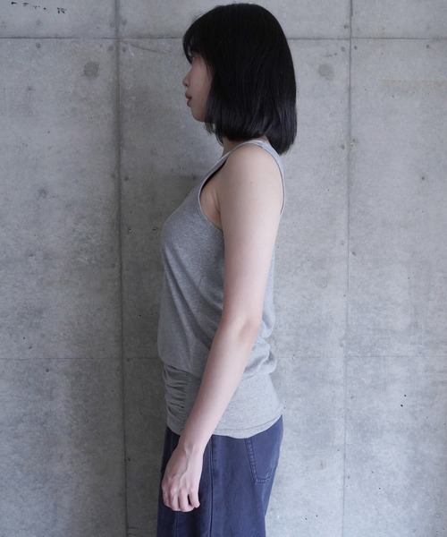 LCDC TM(エルシーディーシーティーエム)の「SHAPED HEM TANK TOP(タンクトップ・レディース・ブラック/グレー・S/M)」の19枚目の写真