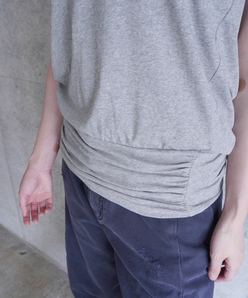 LCDC TM(エルシーディーシーティーエム)の「SHAPED HEM TANK TOP(タンクトップ・レディース・ブラック/グレー・S/M)」の22枚目の写真