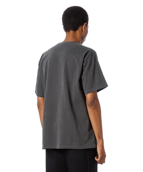 Sandinista(サンディニスタ)の「Error Pigment Dye Tee / ミス刺繍ピグメントTシャツ(Tシャツ/カットソー・メンズ・ブラウン/グレー/ブラック/ライトブルー・X-LARGE/LARGE/MEDIUM)」の6枚目の写真