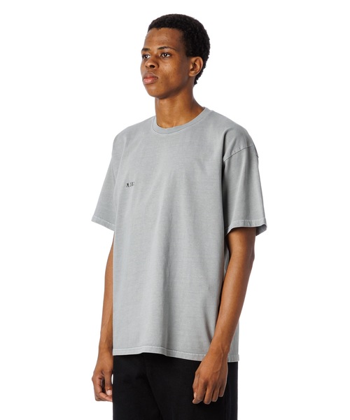 Sandinista(サンディニスタ)の「Error Pigment Dye Tee / ミス刺繍ピグメントTシャツ(Tシャツ/カットソー・メンズ・ブラウン/グレー/ブラック/ライトブルー・X-LARGE/LARGE/MEDIUM)」の8枚目の写真