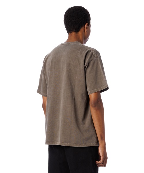 Sandinista(サンディニスタ)の「Error Pigment Dye Tee / ミス刺繍ピグメントTシャツ(Tシャツ/カットソー・メンズ・ブラウン/グレー/ブラック/ライトブルー・X-LARGE/LARGE/MEDIUM)」の12枚目の写真