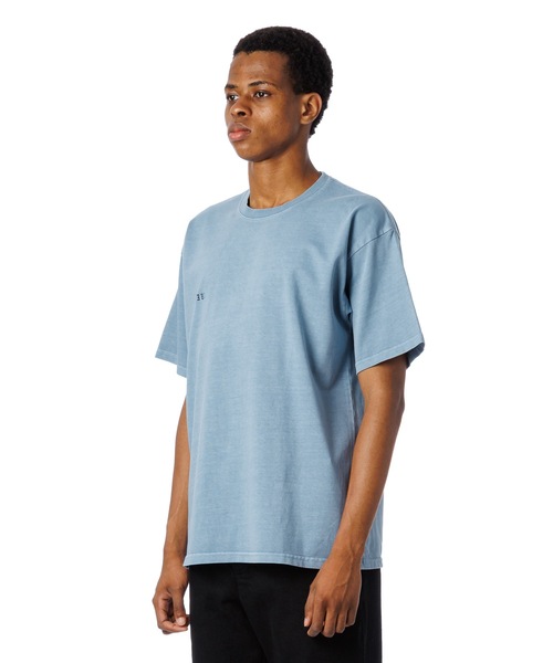 Sandinista(サンディニスタ)の「Error Pigment Dye Tee / ミス刺繍ピグメントTシャツ(Tシャツ/カットソー・メンズ・ブラウン/グレー/ブラック/ライトブルー・X-LARGE/LARGE/MEDIUM)」の14枚目の写真