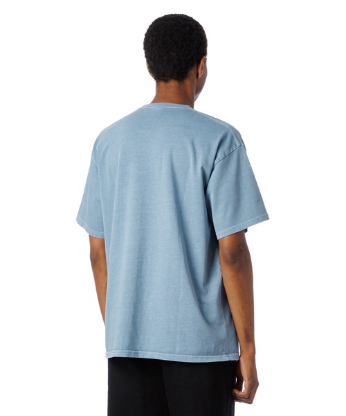 Sandinista(サンディニスタ)の「Error Pigment Dye Tee / ミス刺繍ピグメントTシャツ(Tシャツ/カットソー・メンズ・ブラウン/グレー/ブラック/ライトブルー・X-LARGE/LARGE/MEDIUM)」の15枚目の写真