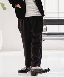 CAMBIO（カンビオ）の「mp15212-Wool Blend Brushed Tapered Pants テーパードパンツ(A70226cmb)（その他パンツ）」